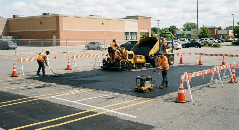 Asphalt Parking Lot Repair in Orange County, CA