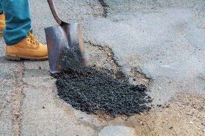 Pothole Repair in Progress