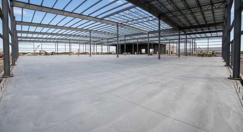 Commercial Slab Installation in Davis County, UT