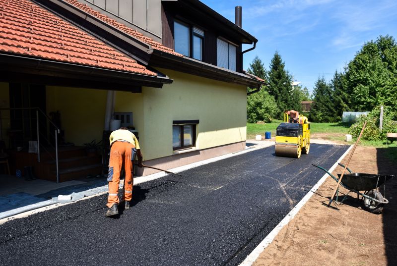 Asphalt Paving Work in Progress